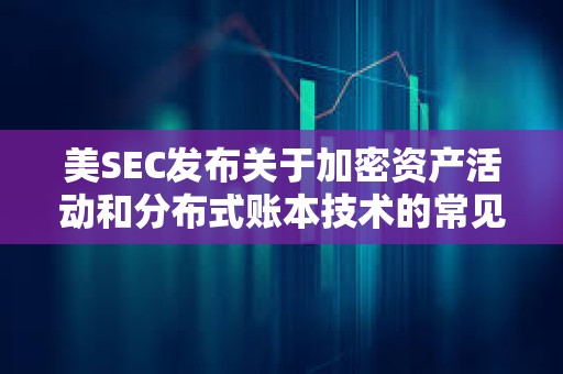 美SEC發(fā)布關(guān)于加密資產(chǎn)活動(dòng)和分布式賬本技術(shù)的常見問題解答