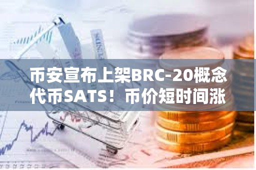 幣安宣布上架BRC-20概念代幣SATS！幣價(jià)短時(shí)間漲超一倍